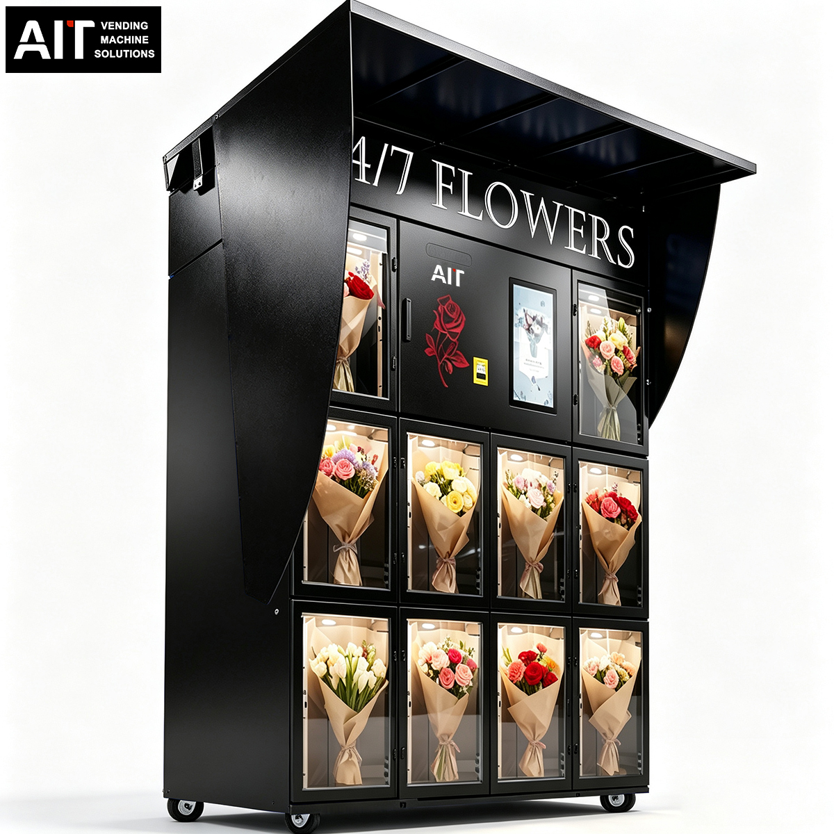 AIT high-end touch screen 10-box flower vending machines
