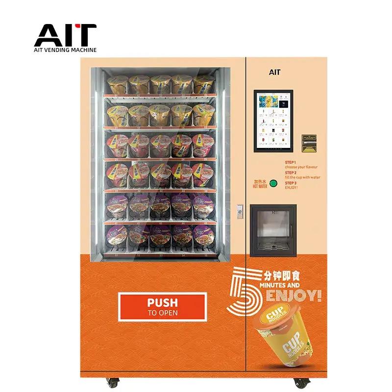 15.6-inch touch screen instant noodle and pasta vending machine with hot water 15.6-inch touch screen instant noodle and pasta vending machine with hot water