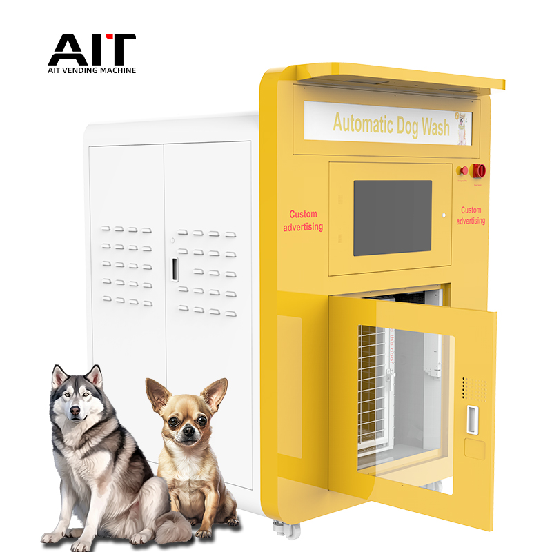 Fully automatic integrated dog bathing, drying and disinfection machine